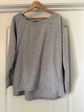Victoria's Secret Light Gray Pullover Sweatshirt Oversized
